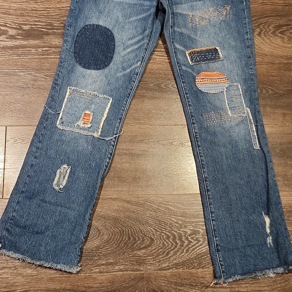 ❤️ LUCKY BRAND × YELLOWSTONE EASY RIDER BOOTCUT PATCHWORK JEANS, 8 (29) - Picture 7 of 16